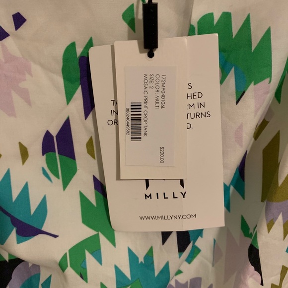 Molly Mosaic Crop Tank - Picture 3 of 4